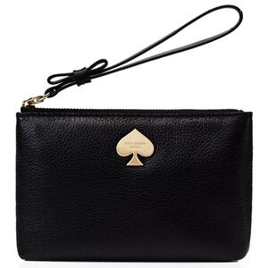 Kate Spade Leroy Street Bee Wristlet Black #WLRU1890
